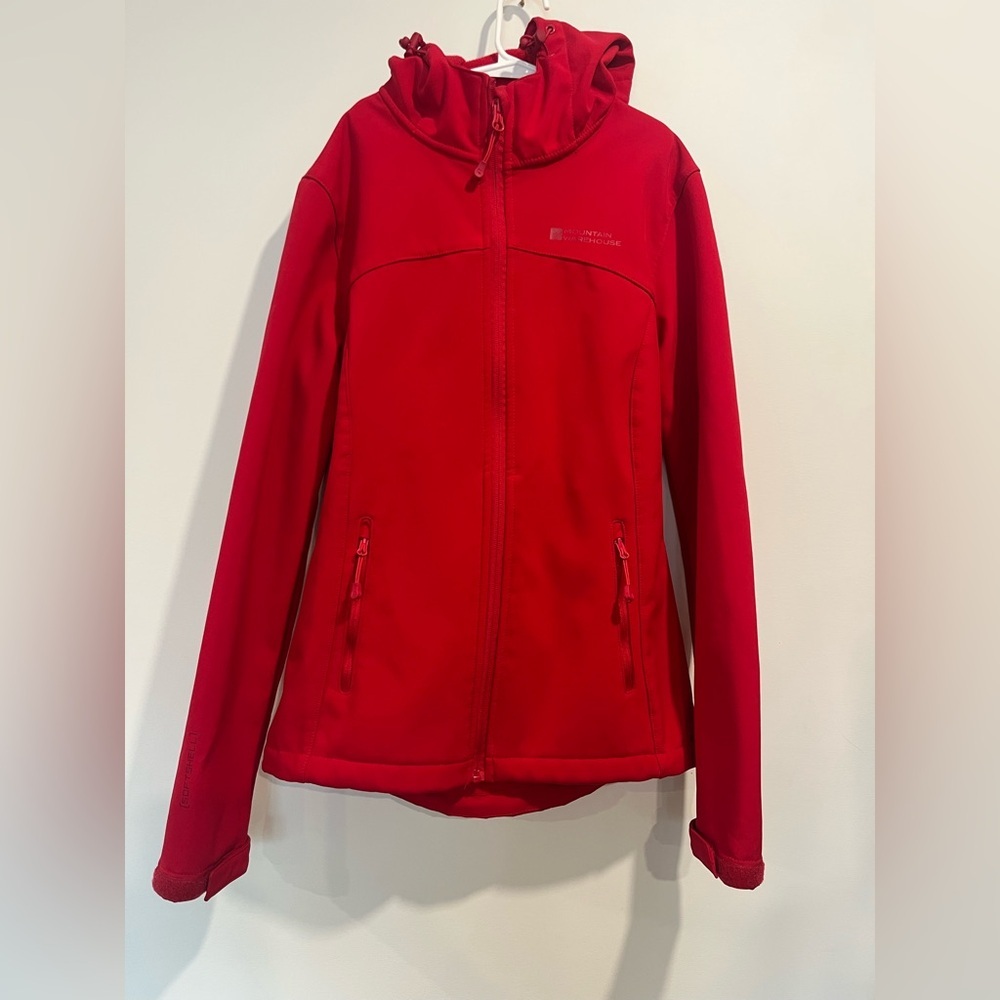 Mountain Warehouse Women's Red Soft shell Jacket Size 4